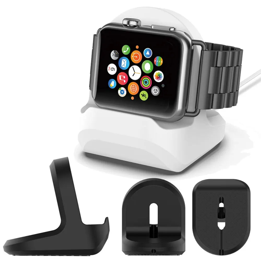 Silicone Apple Watch Charging Stand Dock