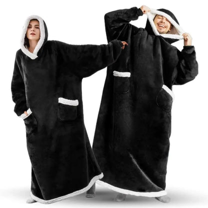 Oversized Fleece Blanket Hoodie