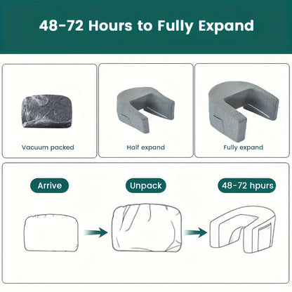 XL Memory Foam Bed Rest Pillow