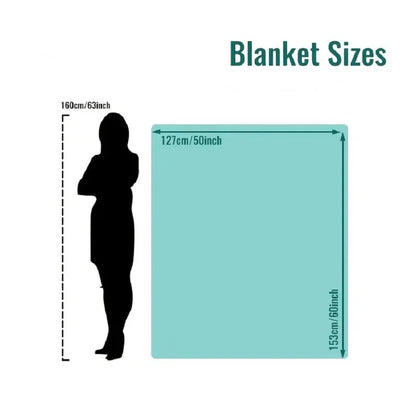 Electric Heated Throw Blanket | 50 x 60 in, 6 Heat Levels, 4-Hour Auto-Off