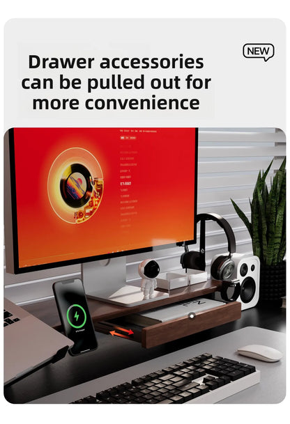 Z3 Pro Modular Solid Wood Monitor Riser