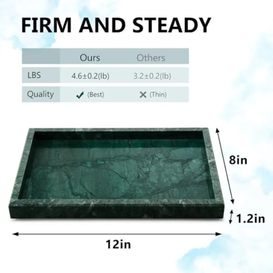 MarbleLuxe Decorative Organization Tray
