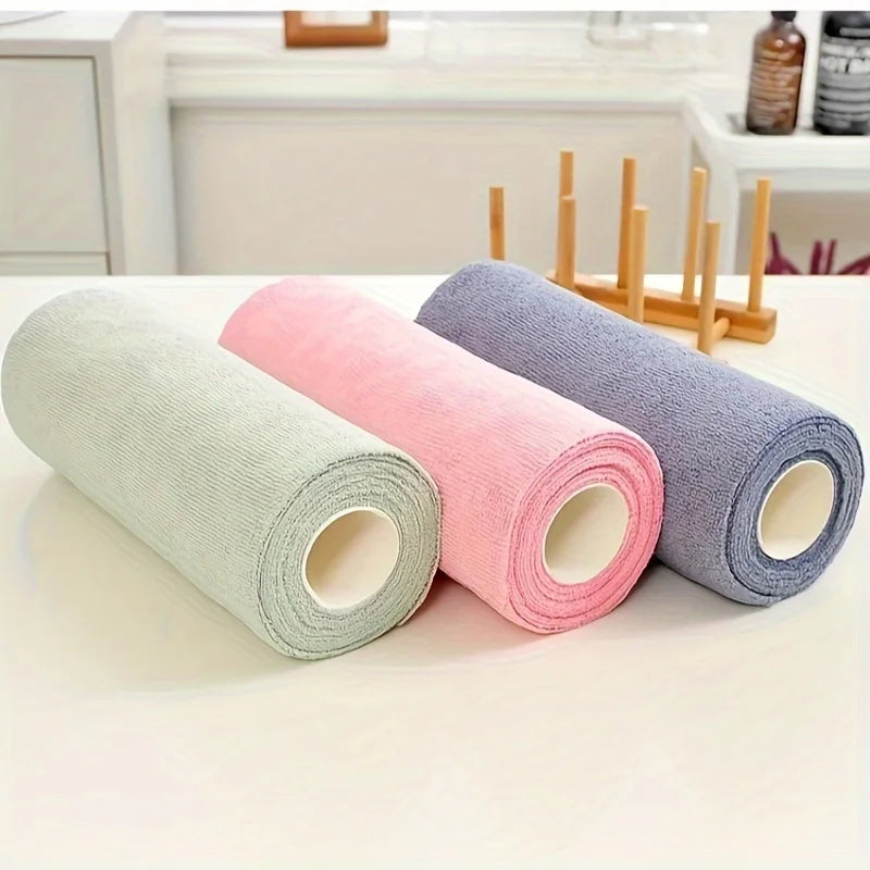 Absorbent Household Cleaning Towel Roll