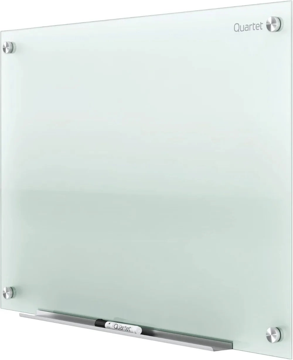 Premium Frosted Glass Dry Erase Board – 4' x 3' Modern Planning Board
