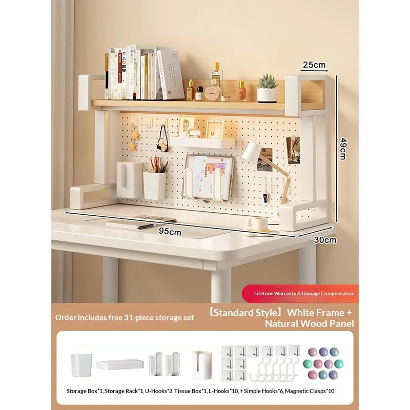 Pegboard Desktop Shelf Organizer