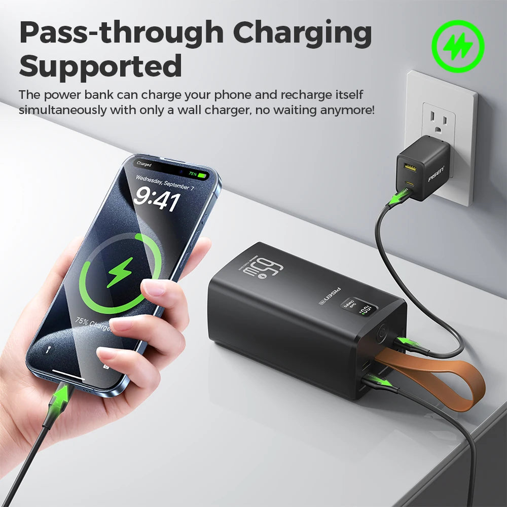 PISEN 60000mAh Power Bank