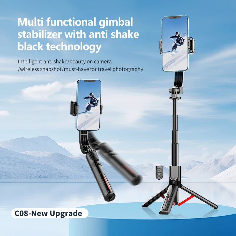 Wireless Bluetooth Gimbal Tripod