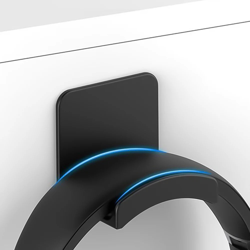 Adhesive Wall-Mount Headphone Stand