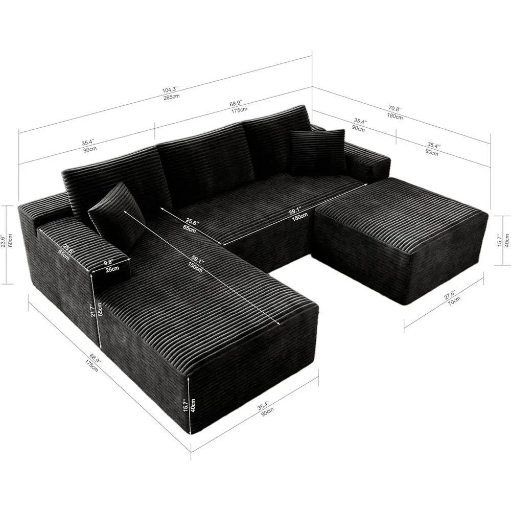 Sablewood Modular Cloud Sectional