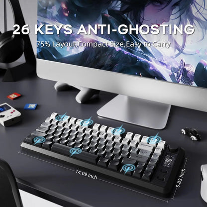 ATTACK SHARK M75 Wireless Gaming Keyboard