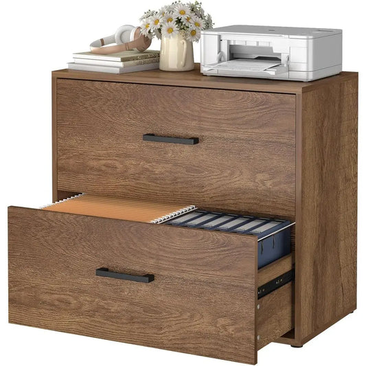 Heritage Oak 2-Drawer Lateral File Cabinet