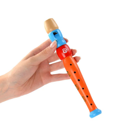 Wooden Cartoon Flute for Kids