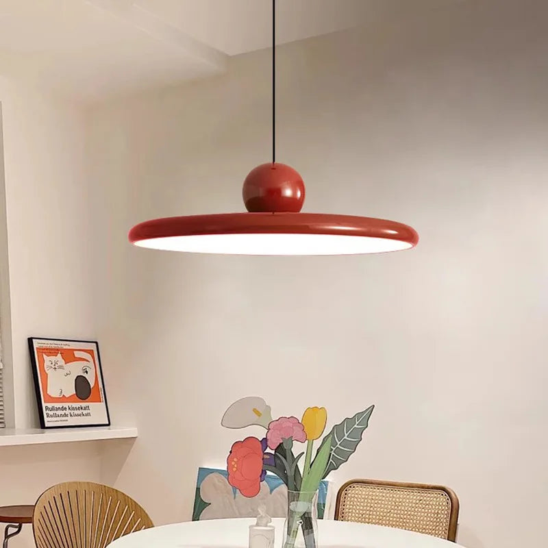 Saucer Pendant Light, Warm-to-Cool LED