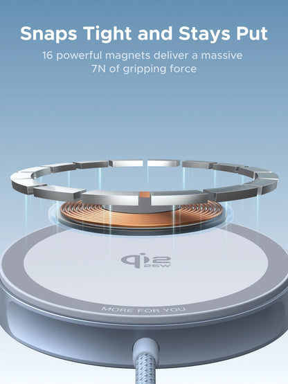 Qi2 Certified Magnetic Wireless Charger
