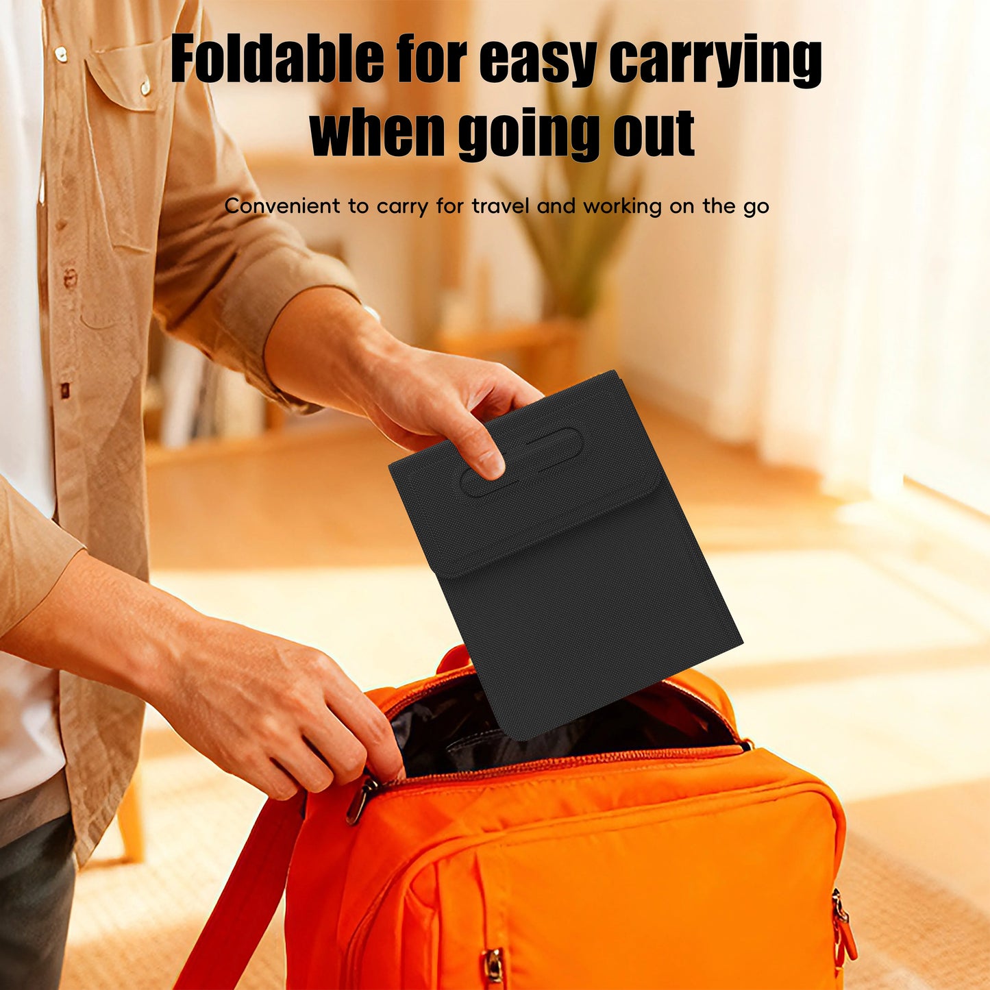 Foldable Charging Mouse Pad with Writing Tablet