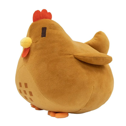 Plush Chicken Pillow Toy - 20cm
