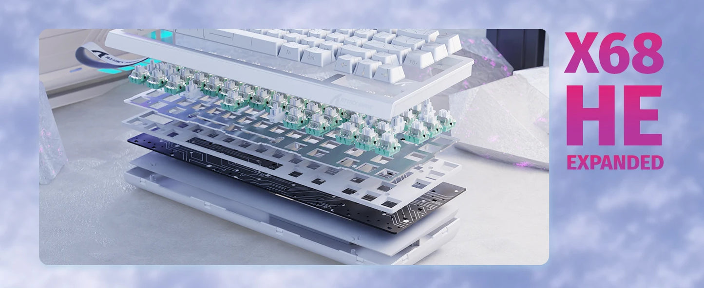 ATTACK SHARK X68 HE 60% Gaming Keyboard