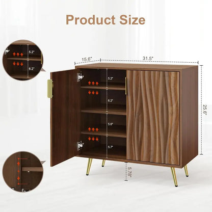 Walnut Buffet Sideboard