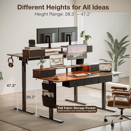 5-Layer RGB Standing Desk