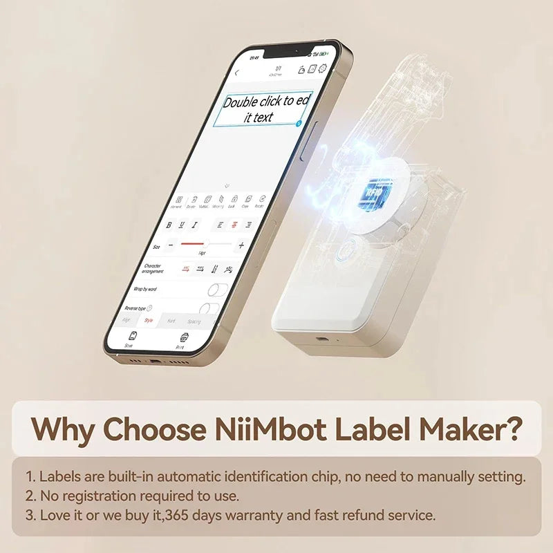 NiiPrint D110 Pocket Label Maker