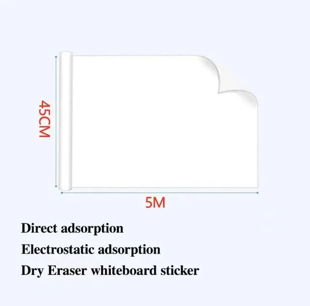 StaticBoard Reusable Whiteboard Film