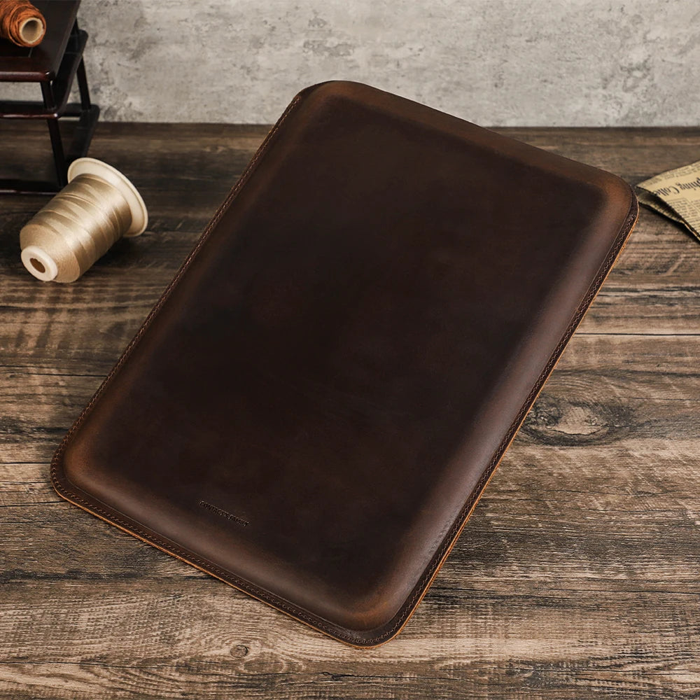 Luxury Genuine Leather Laptop Sleeve