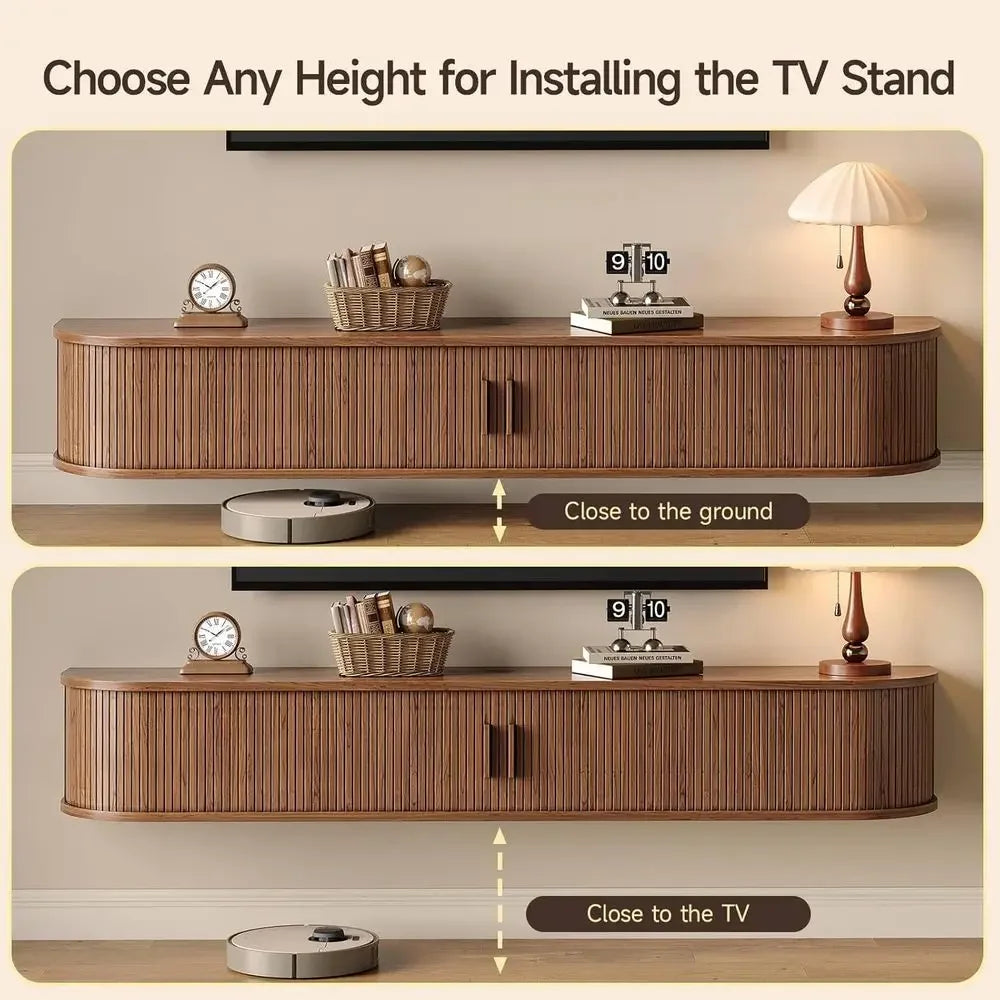 Floating LED TV Stand