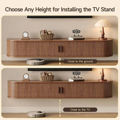 Floating LED TV Stand
