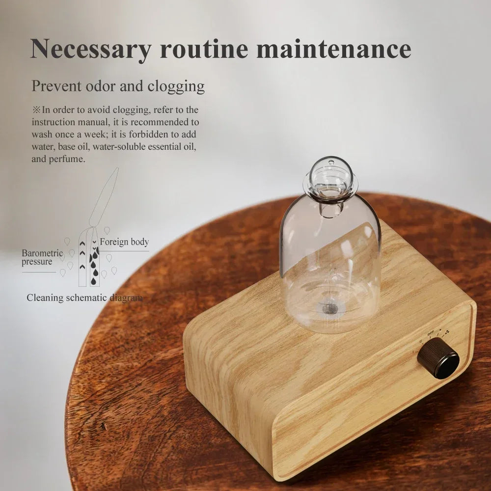 Waterless Nebulizing Essential Oil Diffuser