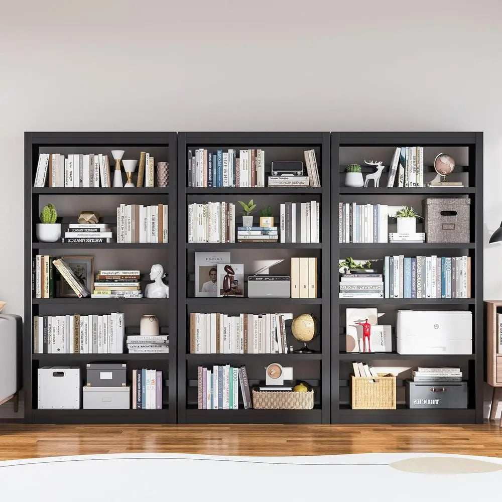 Steelhaven 5-Tier Adjustable Metal Bookcase