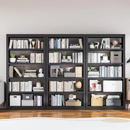 Steelhaven 5-Tier Adjustable Metal Bookcase