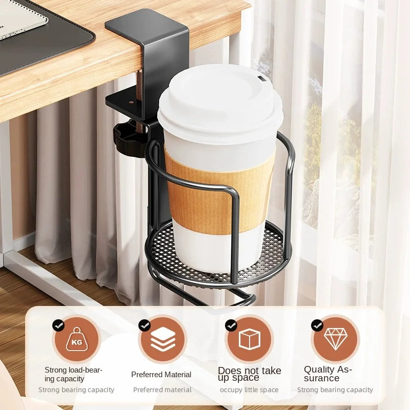 Desk Cup Holder with Headphone Hanger