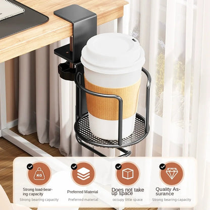 Desk Cup Holder with Headphone Hanger