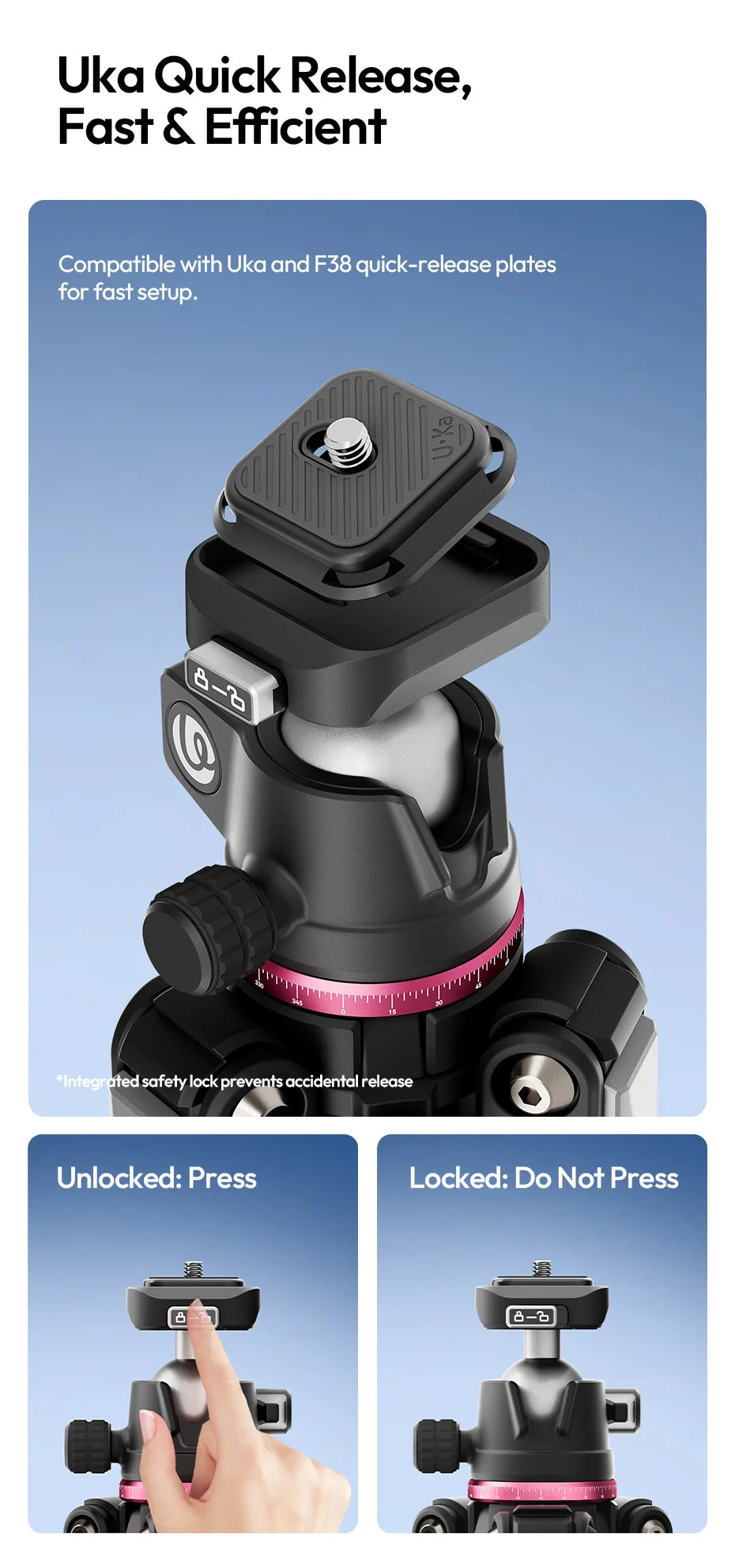 2-in-1 Carbon Fiber Tripod