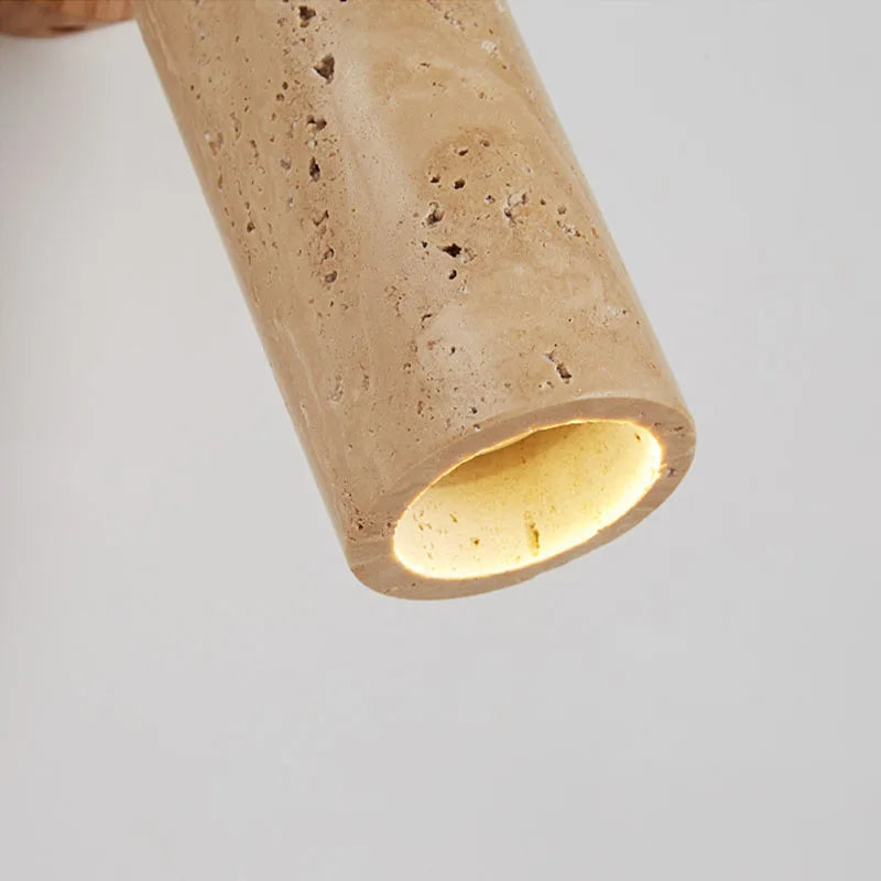 Huangdong Travertine Wabi-Sabi Wall Lamp