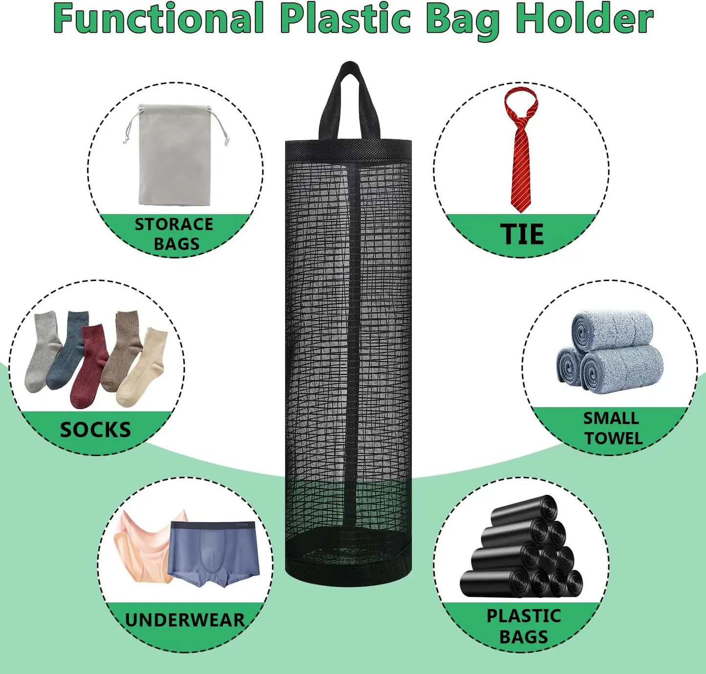 MeshHang Wall Storage Net Bag