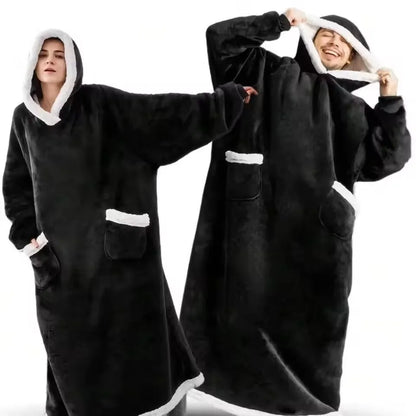 Oversized Fleece Blanket Hoodie