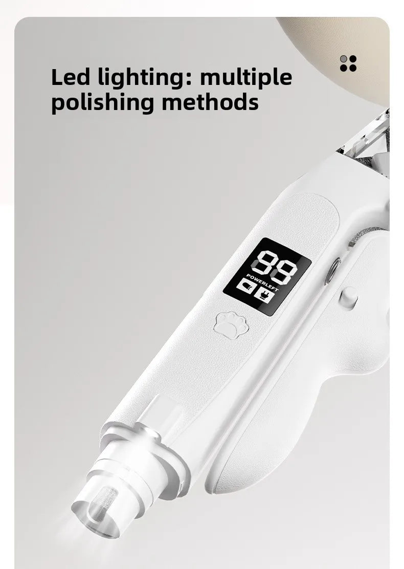 2-in-1 LED Pet Nail Clipper & Grinder
