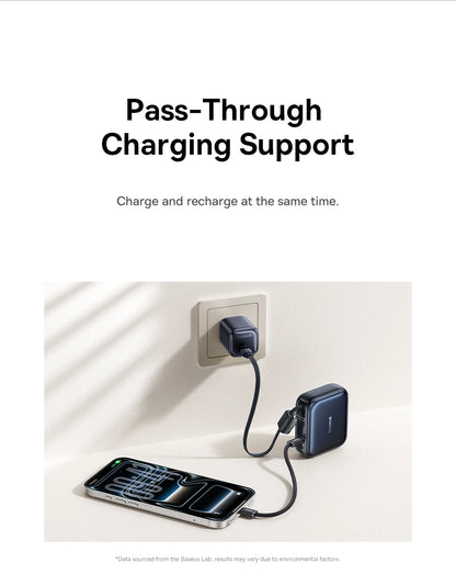 Mini Power Bank with Built-In Cable