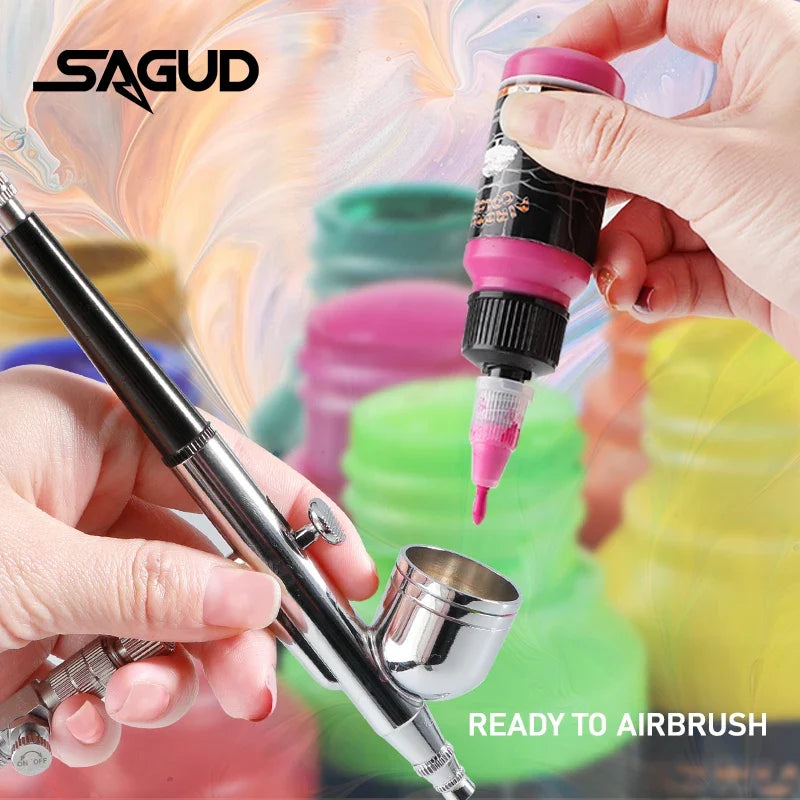 32-Color Matte Airbrush Paint Set
