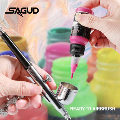 32-Color Matte Airbrush Paint Set