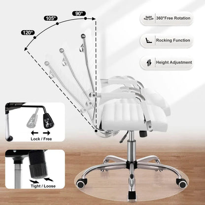 Modern White Office Chair