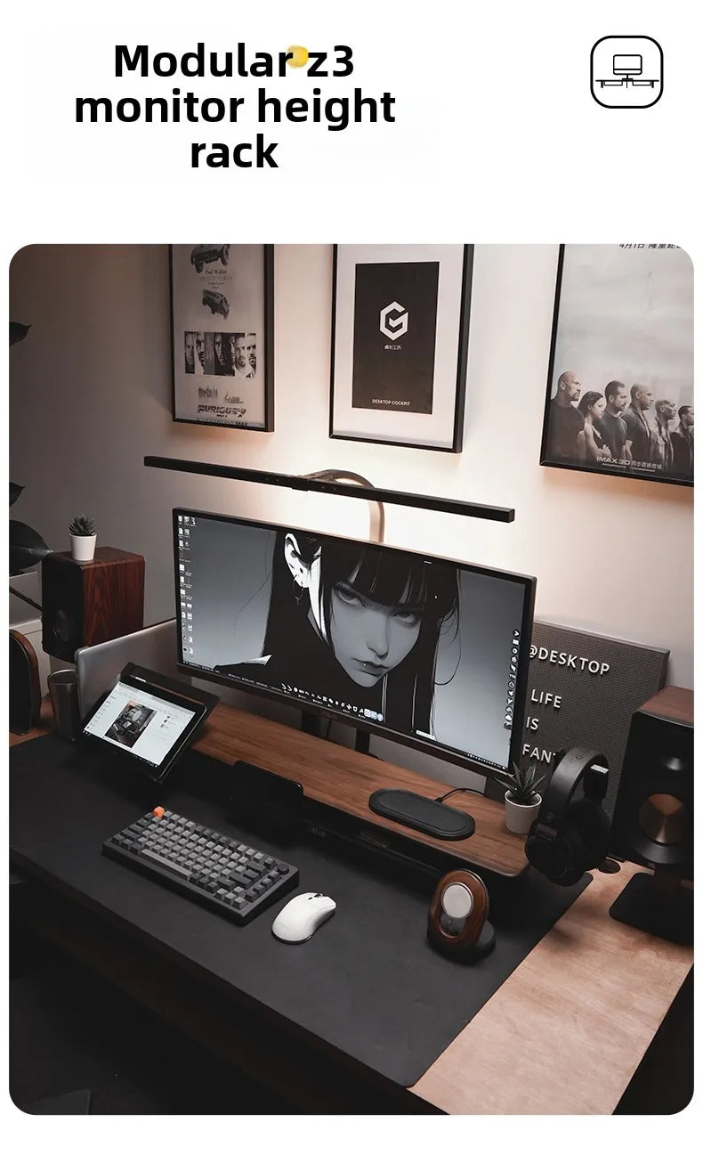 DeskMaster Modular Monitor Riser & Workspace Organizer