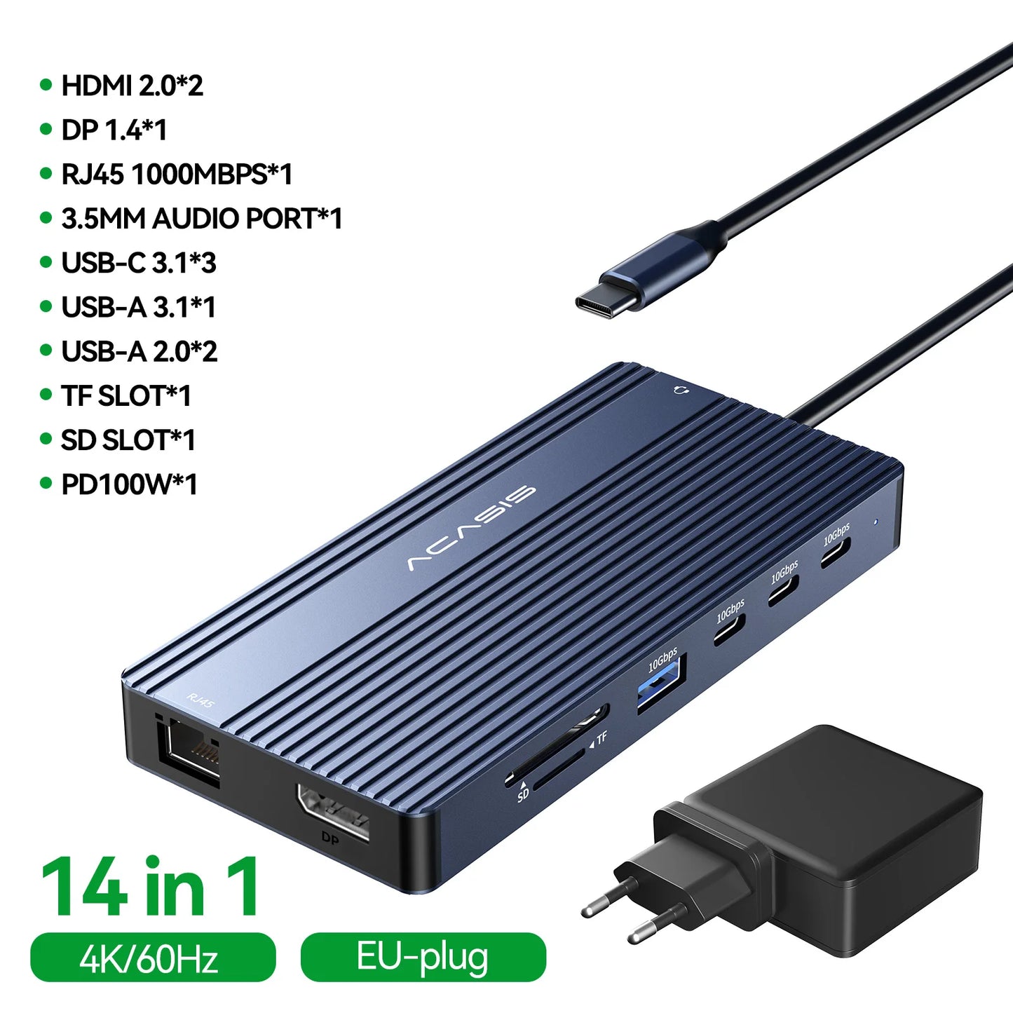 Acasis 14-in-1 Docking Station