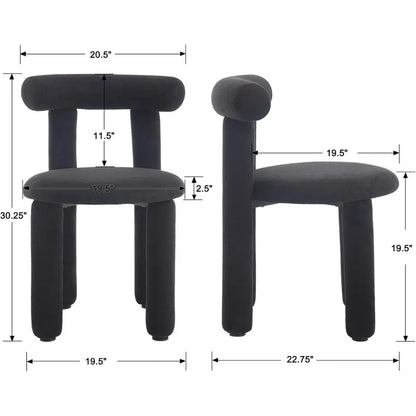 Ophelia Boucle Barrel Chairs