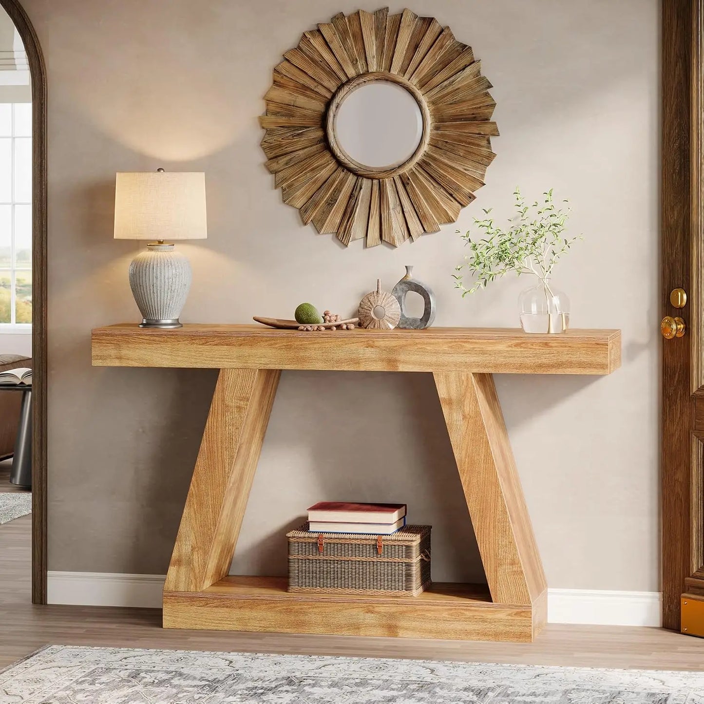 Holloway Rustic Console Table