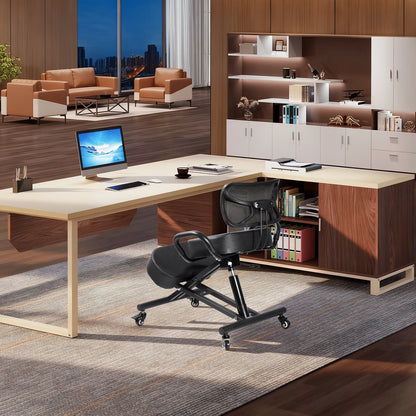 Ergonomic Kneeling Chair with Back Support