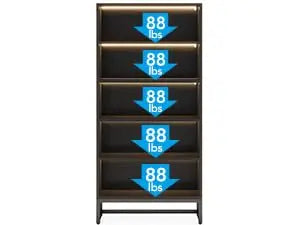 Nightshade LED Tall Bookcase