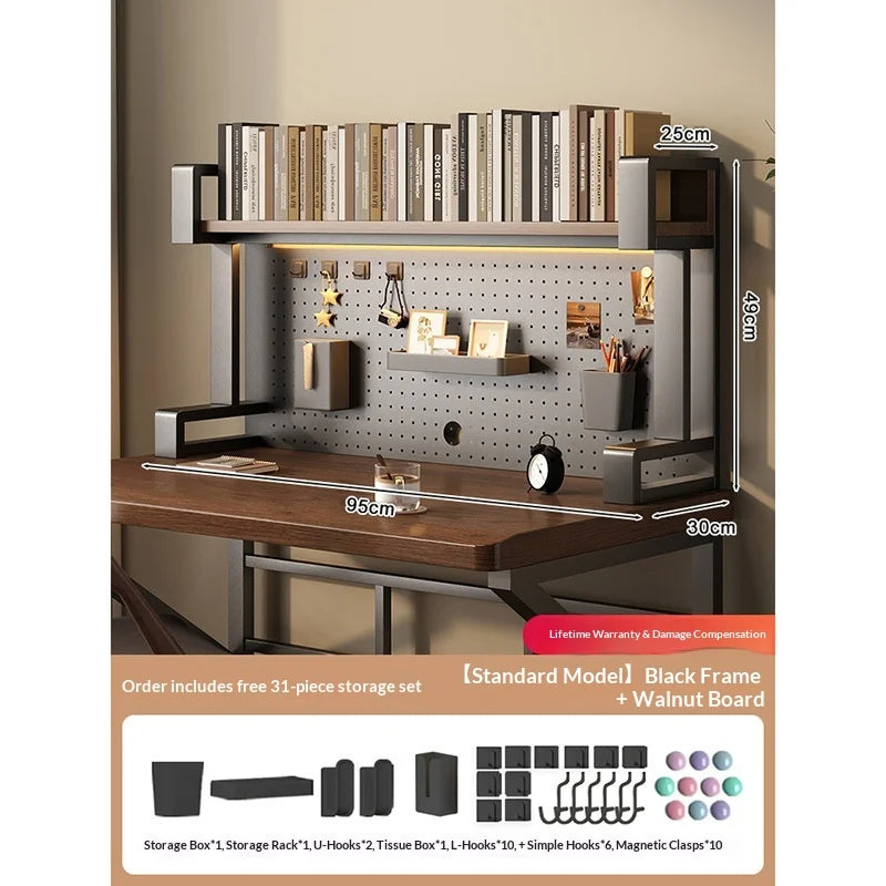 Pegboard Desktop Shelf Organizer