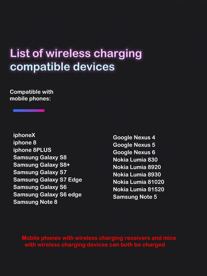 GlowCharge 15W RGB Wireless Pad